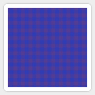 Buffalo Check  by Suzy Hager          Royal Blue Collection Sticker